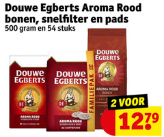  douwe egberts koffie koffiepads koffiebonen 2 500 aroma rood bonen snelfilter pads stuks fond evenwichtig rond 