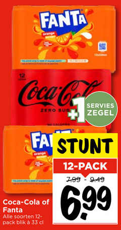  fanta coca-cola frisdrank cola 12 33 orange coca zero servies zegel calories fa soorten pack blik 