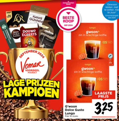  gwoon dolce gusto capsules 16 consumenten bond bitter zuur consumentengids bucks espresso roast kanis gunnink nescafe douwe egberts lavazza italiano classic voordeel markt lage kampioen lungo koffie pak stuks 