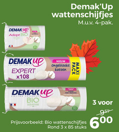  3 4 600 wattenschijfjes demakup bio pak cotton expert science ongebleekt katoen pack maxi rond stuks 