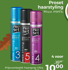  4 proset haarstyling provitamine b5 pro style car hairspray care strong hold haarspray ultra 10 