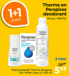  perspirex therme deodorant 1 2 150 anti sensitive spray original effective anti-perspirant roll new improved formula zen white lotus transpirant controls sweat and odour for days active skin care system ontspant kalmeert relax body mind deospray ml 