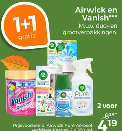  1 2 24 120 250 airwick vanish duo detachant active fresh action 7 automatique spray hoogte olien stop odeurs stopt geuren aerosol verfrisser katoen ml 