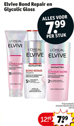  2 5 11 200 elvive bond repair gloss paris stuk glos conditioner haarvezel weer glad complex to acid dof poreus haar shampoo herstelt verbindingen diep omsluit verzorging soorten ml 