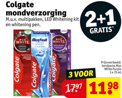  1 2 3 100 colgate mondverzorging multipakken led whitening kit pen nieuwe kristallen white active charcoal maxfresh cooling crystals to oppervlakte purple reveal mes be tandpasta ml 