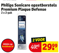  2 philips sonicare opzetborstels premium defense pak kruidvat.nl renown up 