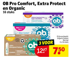  3 16 100 750 ob pro comfort protect organic stuks super ultieme bescherming doorlekken dynamic schoon mini normal biologisch katoen toegevoegde schadelijke stoffen parfum cotton 