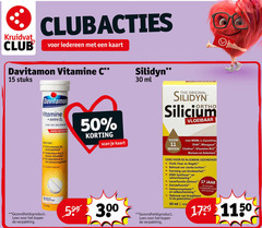  2 11 15 17 30 50 300 kruidvat club kaart davitamon vitamine stuks ml zink selenium hoog energie ondersteuning stress weerstand immuunsysteem scan original silicium vloeibaar weken l carnitine mangaan choline borium gezondheid huid haar nagels botten vorming bindweefsel dna synthese celvernieuwing leverfunctie detox jaar celbescherming gouden opbouw kraakbeen gewrichten tabletten gezondheidsproduct lees 5.99 