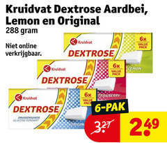  6 kruidvat dextrose aardbei lemon original online 6x pack druivensuiker glucose fondant origin pak 