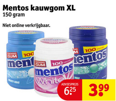  100 150 mentos kauwgom xl online chewing gum mighty mint pieces white ming 