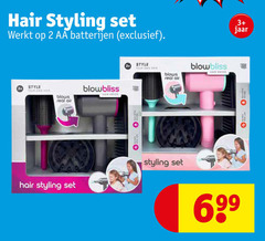  2 hair styling aa batterijen style your real air 3 jaar 