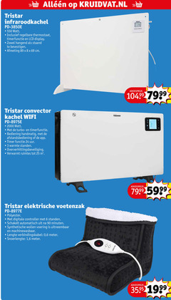  3 6 8 10 24 25 69 90 tristar kruidvat.nl infraroodkachel watt regelbare thermostaat timerfunctie lcd display hangend staand bevestigen cm convector kachel wifi turbo bediening handmatig afstandsbediening timer functie uur warmte standen oververhittingsbeveiliging verwarmt ruimtes elektrische voetenzak polyester digitale controller schakelt automatisch minuten synthetische wollen voering uitneembaar machinewasbaar lengte verbindingskabel meter snoerlengte 1 