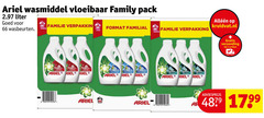  1 8 ariel wasmiddel vloeibaar family pack liter familie wasbeurten format kruidvat.nl ultra active lenor verzending artikel 