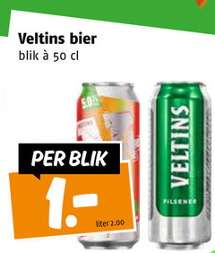  veltins blikjes bier 50 blik liter pilsener 