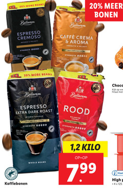  bellarom koffiebonen 4 20 100 xxl beans espresso cremoso intense velvety strength deal for all fully automatic coffee machines caffee crema aroma aromatic certified bonen dark roast flavour rood balanced people nature whole druk 1 2 kilo filiaal high 