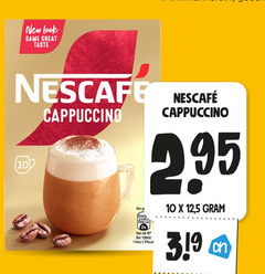  nescafe oploskoffie 10 new same taste cappuccino 100ml 12 5 