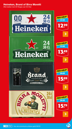  birra moretti brand heineken 0.0 krat bier 3 18 24 30 kratten liter 00 alcohol free pilsener firma wylre limburg neerlandsch bierbrouwerij ricetta alcoholische artikelen nix18 