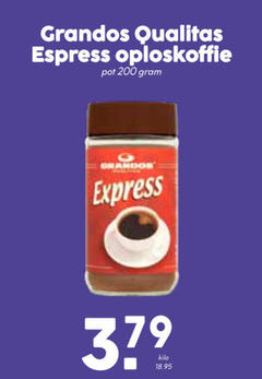  grandos qualitas oploskoffie 200 379 espresso pot express kilo 