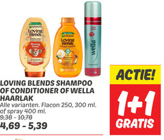  1 100 250 300 400 garnier loving blends honing goud wella haarspray shampoo conditioner haarlak flacon ml spray 9 10 4 69 5 