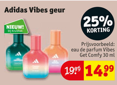  25 30 adidas vibes geur kruidvat eau parfum comfy-cat ml 