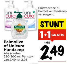  unicura palmolive handzeep 1 uni cura balance soorten verzorgend ml stuk 