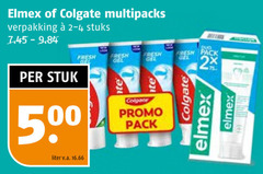  elmex colgate multipacks stuks fresh pack gel 2x stuk 50 liter v.a. 