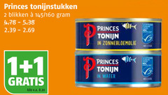  1 2 princes tonijnstukken blikken 160 kilo v.a. tonijn zonnebloemolie water 