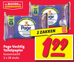  page vochtig toiletpapier 2 10 100 zakken kussenzacht stuks 