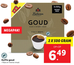  bellarom koffie goud rijke intense 2x pack sterkte gemalen 