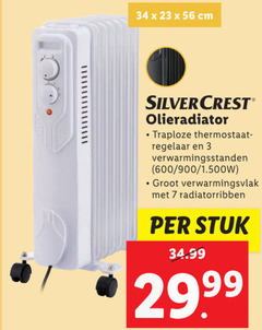  3 7 23 34 600 cm silver crest olieradiator traploze thermostaatkraan regelaar verwarmingsstanden stuk 