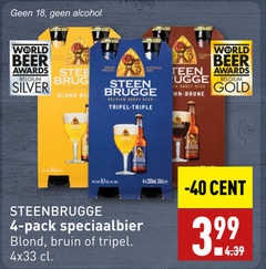  steenbrugge speciaalbieren 4 18 alcohol world beer abbey teen beerkoekjes brune awards belgium gold silver blond sanctus steen brugge belgian tripel triple til cent pack speciaalbier bruin 