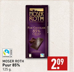  chocolade fairtrade cocoa moser roth puur cacao luxe 20 