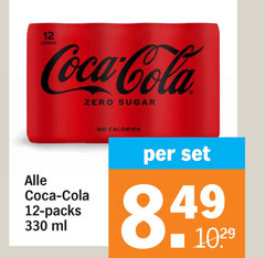  coca-cola cola 12 330 1029 coca zero sugar ml calories 