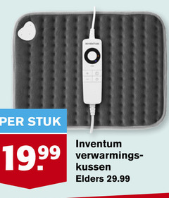  inventum stuk verwarmings- kussen elders 