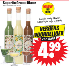  likeur 50 99 crema fles limoncello caffe romige likeuren koffie ijs 5.99 