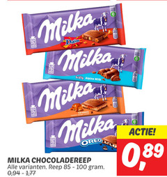  milka chocolade 100 milk daim bubbly alpine caramelo oreo chocoladereep reep 1 