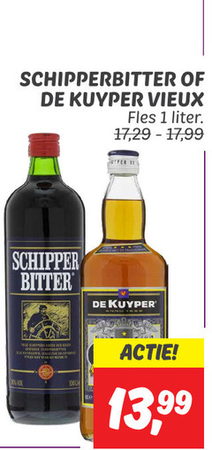  de kuyper schipperbitter kruidenbitter vieux 1 30 fles liter 17 99 schipper bitter 13 