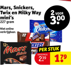  mars twix milky way snickers mini chocoladerepen 2 12 300 online minis stuk 