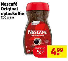  nescafe oploskoffie 100 200 original verantwoord geteelde koffie 