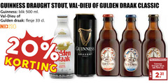  guinness gulden draak speciaalbieren 20 33 500 stout val classic blik ml flesje nix18 classe 