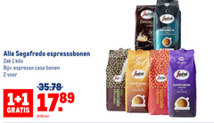  segafredo koffiebonen 1 2 100 espressobonen zak kilo espresso casa bonen gusto selezione arabica aromatico caffe crema caffee dolce ricco intenso gram 