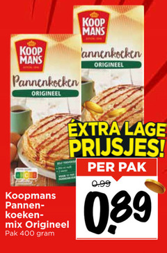  400 mans pannenkoeken origineel koopmans pannen koeken mix pak lage prijsjes 