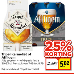  karmeliet affligem speciaalbieren 6 16 25 belgisch biere belge 8 4 tripel verfijnd fris fraiche soorten pack fles stuk 