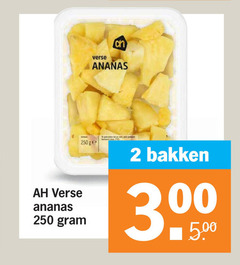  2 250 300 verse ananas ge bakken 