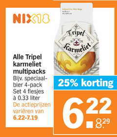  karmeliet speciaalbieren 4 16 18 25 belgisch bier biere belge tripel multipacks pack liter varieeren 