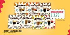  jumbo huismerk dolce gusto capsules 16 koffie latte macchiato caramel flavour nutri score lungo intenso koffiecups jum espresso mcafee lait cups doos stuks cappuccino 