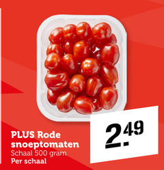  500 rode snoeptomaten schaal 