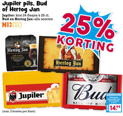  jupiler bud hertog jan krat bier 3 24 25 30 100 pils soorten nix18 grand prestige trage america kratten king beer natuurzuiver 