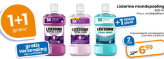  1 2 500 5x train listerine total care milde ml effective cool mint mondspoeling spaar punt multipakken verzending artikelen 