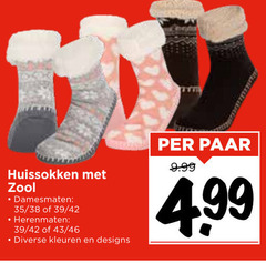  huissokken zool damesmaten 35 42 herenmaten 46 kleuren designs paar 